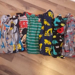 Lot of toddler boy sleepers